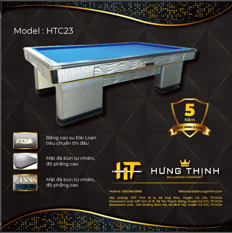 Bàn bida HTC23